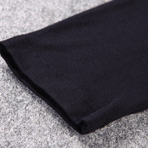 Liang Rou Women's Scoop Neck Top & Bottom Ultra Thin Thermal Underwear Set Black Large - Image 6