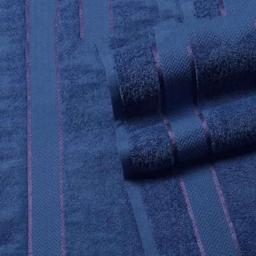6 serviettes de douche longues en peluche pour salle de bain - 4