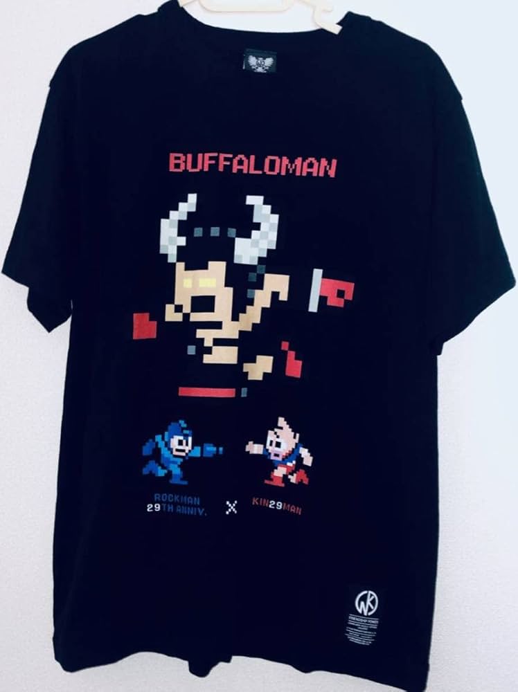 Amazon | ロックマン29周年×キン肉マン 29コラボ Tシャツ バッファロー