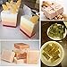 Adjustable Wooden Soap Loaf Cutter Mold and Soap Cutter Set - 1pcs Stainless Steel Straight Cutter + 1pcs Wavy Cutter + 1pcs Rectangle Silicone Mold with Wood Box