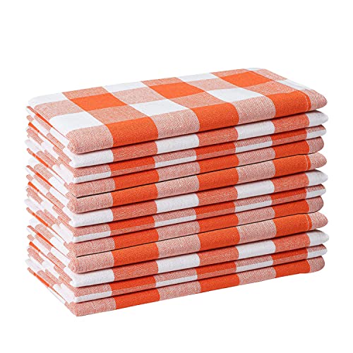 Set de 12 Servilletas de Tela Cuadradas 18x18 pulg Gingham miniatura 1