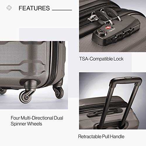 Samsonite Omni Pc Hardside Spinner 20, Silver, One Size