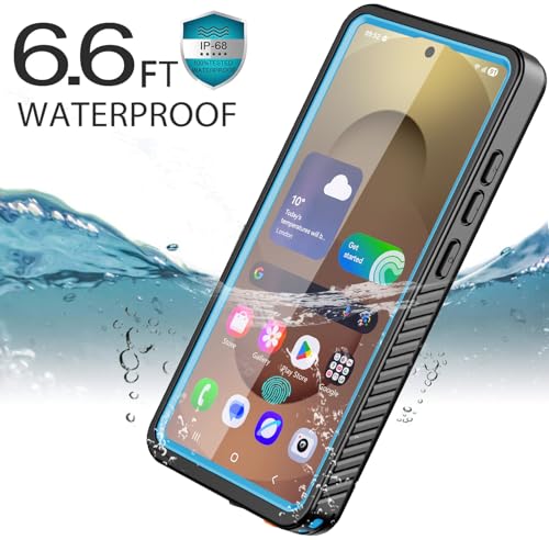 Coque Samsung S25 Plus antichoc et imperméable avec écran tactile intégré