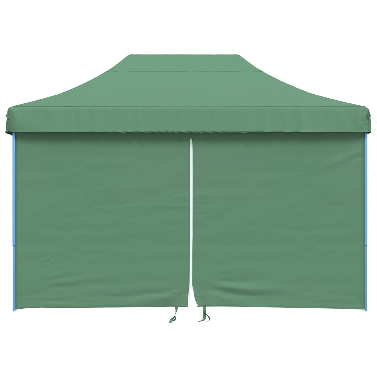 Zielony namiot imprezowy 279 x 410 x 315 cm tkanina Oxford