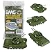 BMC Classic Payton Anti-Aircraft Tanks - 4pc OD Green Plastic Army Men Vehicles