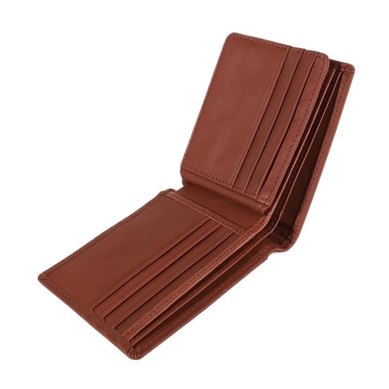 4.5in Men's Short Wallet Vintage Casual Money Clip4