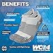 OrthoSleeve WC4 Diabetic and Neuropathy Wellness Socks, Non-Binding, Improves Circulation and Helps with Edema