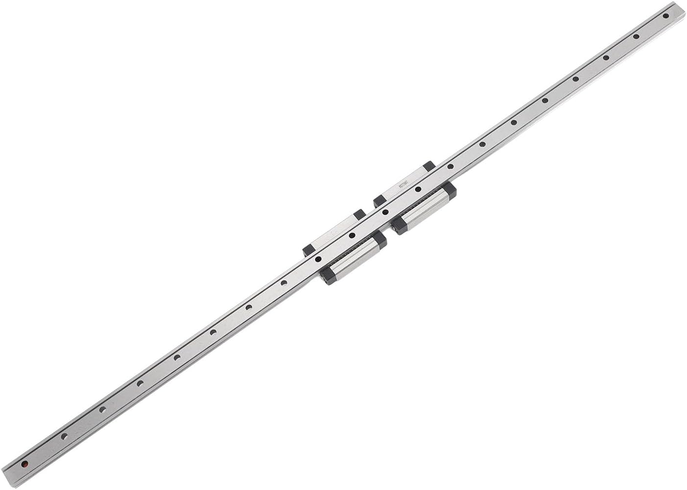 MGN12H 600mm Linear Slide Linear Guide Rail, 600mm Linear Guide Rail Rail Linear Motion Guides with 2Pcs Slider Blocks for 3D Printer and CNC Machine