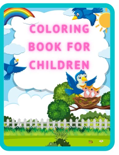 Coloring Book for Children: Coloring Activity Book - Nature - Birds - Art Theme - 43 Pages to color - 8.5x11inch large size premium paperback (Joanns Arts Studio) image 2