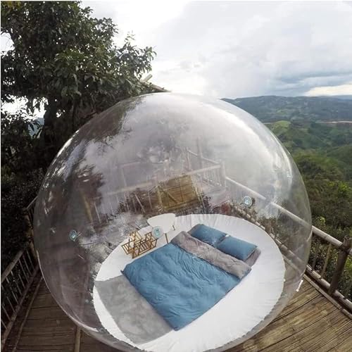Carpa inflable burbuja transparente para camping 4 personas