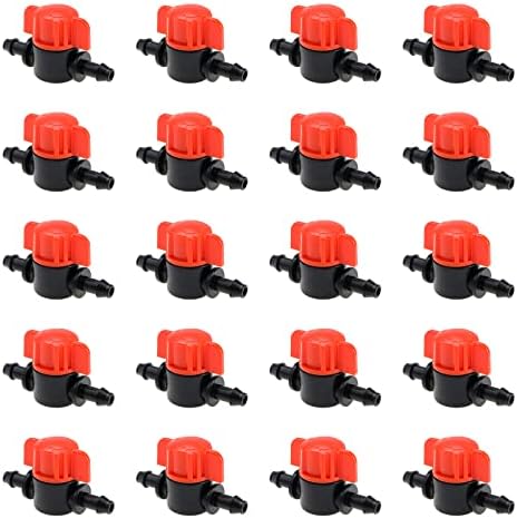 TIANTI 10x Mikro-Drip Absperrventile – Robustes Bewässerungsventil Für Garten & Gewächshaus