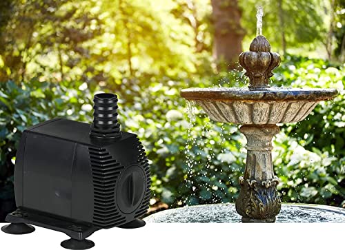 Image of Little Giant PES-700-PW 115-Volt, 725 GPH Magnetic Drive Fountain /Pond Pump with 15-Ft. Cord, Black, 566720