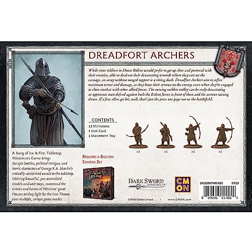 A Song of Ice and Fire Tabletop Miniatures Game Dreadfort Archers Unit Box miniatura 3