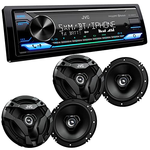 Receptor Digital JVC KD-X380BTS con Bluetooth y USB miniatura 1