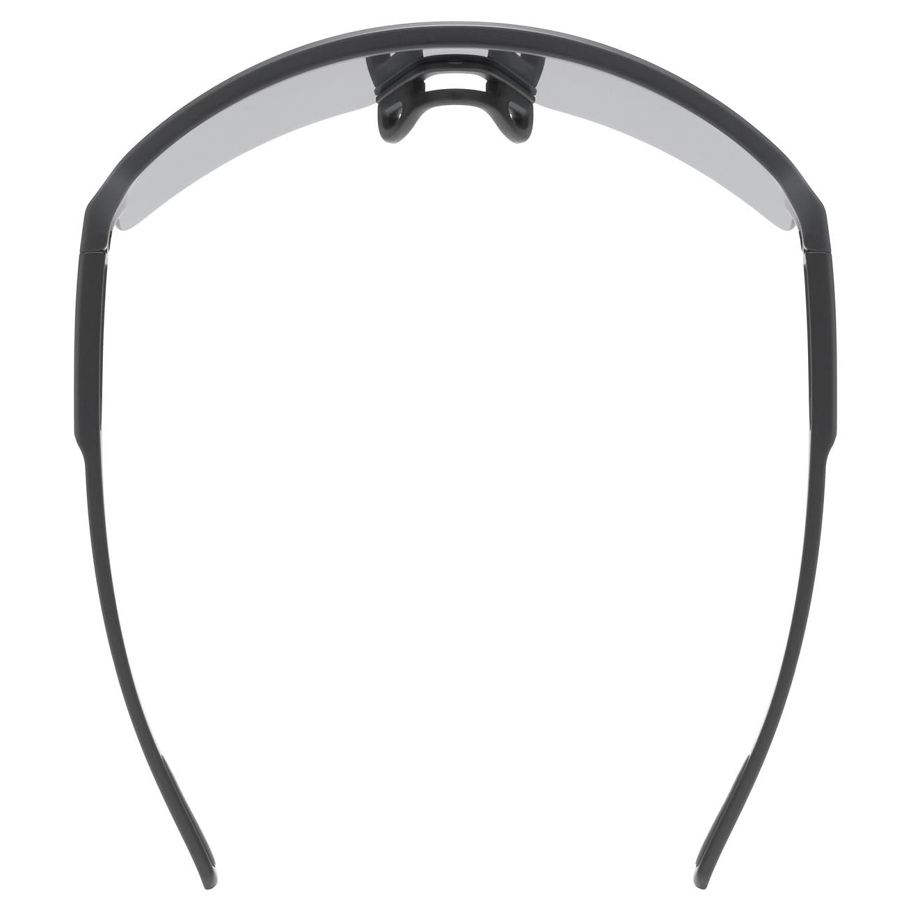 uvex dyrt, okulary sportowe unisex-dorosły, black matt/silver mirror, one size