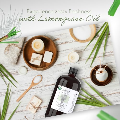 Aceite Esencial Orgánico de Hierba Limón HBNO 950ml miniatura 6