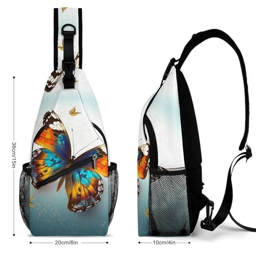 Mochila deportiva Butterfly estilo bolso bandolera miniatura 2