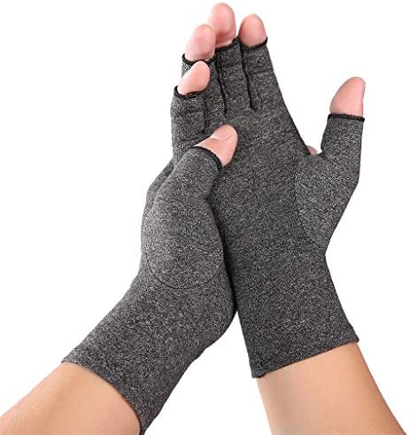 BLUGY 1 Pair Arthritis Gloves, Relieve Arthritis, Rheumatoid, Osteoarthritis, Carpal Tunnel Pain, Compression Gloves for Arthritis for Women & Men