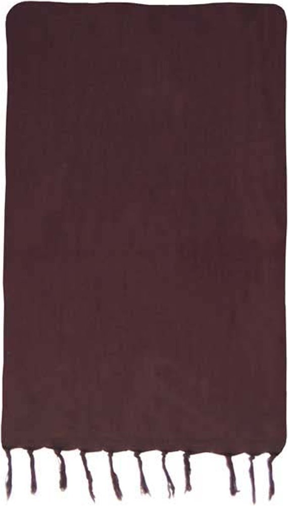 Turtle Island ImportsDark Chocolate Solid Color Sarong