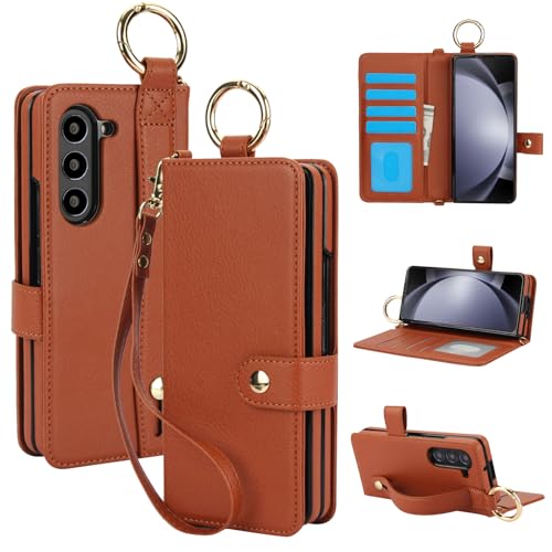 Accessoires Samsung Galaxy Z Fold 5 étui portefeuille avec fente pour stylo S