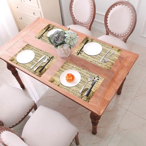 Set de table en PVC lavable : protégez votre table des taches avec élégance