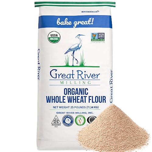 Great River Milling Organic Whole Wheat Flour | Unbleached &...