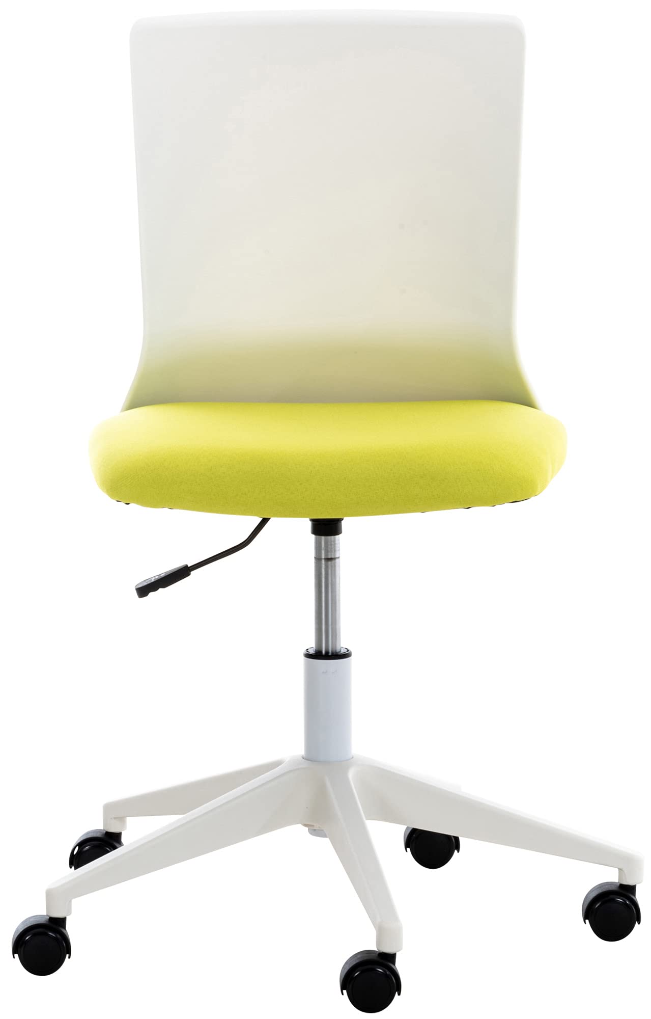 CLP Chaise De Bureau Originale Apolda avec Assise en Tissu Ou Similicuir I Fauteuil De Bureau avec roulettes I Hauteur Réglable Et Pivotant, Couleur:Vert, Matériel:Tissu