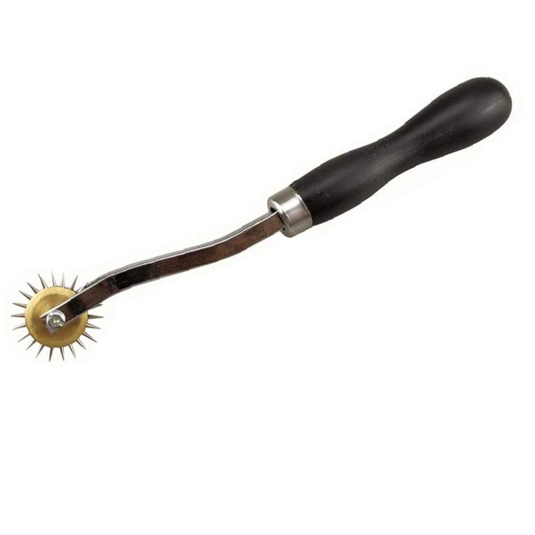 Casecover 1pc Tracing Wheel Serrate Pattern Tracer Wheel Perforator Pounce Wheels Leather Perforating Tools for Sewing