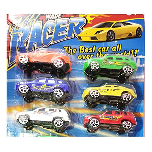 ANANYA 12 Super Car Set Pull Push Forward, Backward Unbreakable