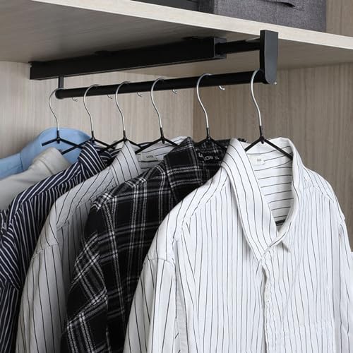 Tringle à linge réglable pour penderie : fini le manque de place