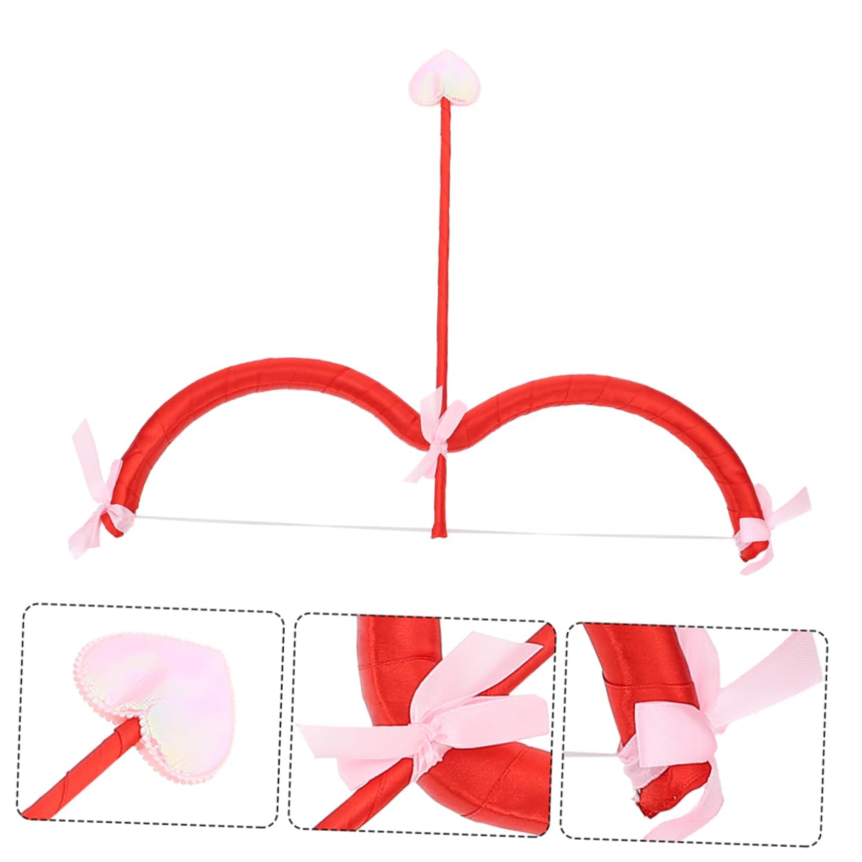 Arco Y Flecha De Cupido Decoración Fiesta Cumpleaños Decoración Colgante Mini Arco De Cupido Accesorio De Disfraz De Cupido Elaboración De Adornos De Bricolaje