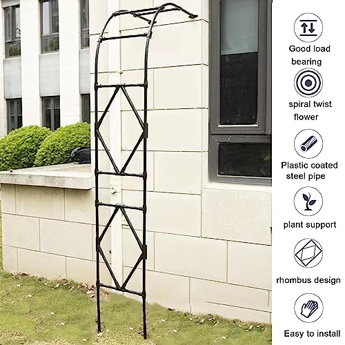 Structure de support de pelouse durable en acier traité noir - 4