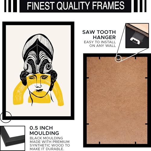 Image of BLINKART Trendy Abstract Wall Art Painting Print Design | Aesthetic Wall Decor Photo Artwork Frame Decoration Hanging For Home Bedroom Living Room Office Wall Decor | T060 | 13x10 Inches