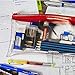BAZIC Erasers, Jumbo Vinyl Pencil Eraser (4/Pack), Latex Free, White Large Size Block Erasers for Art Drawing School Office Teachers, 1-Pack