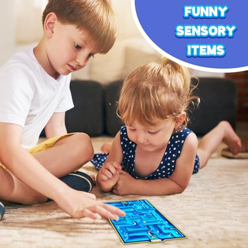 ACDOLF Sensorik Labyrinth Squeeze Toys - Gelgefüllte sensorische Spielzeuge für Kinder, Jugendliche, Autismus und besondere Bedürfnisse, beruhigend bei Stress und Angst