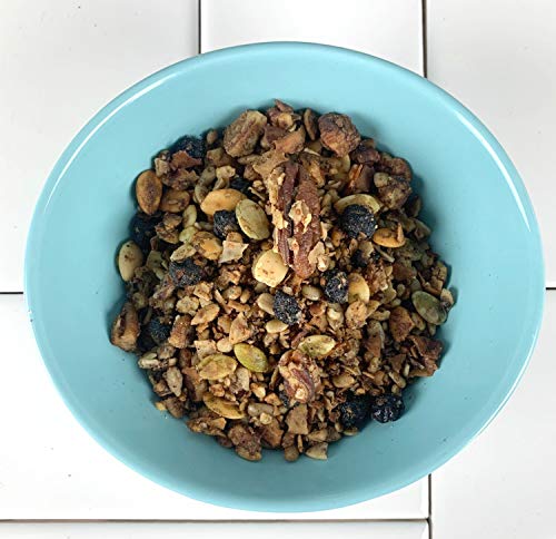 image for Snaxly - Keto Blueberry Crunch Nut Granola Breakfast Cereal - 3g Net C