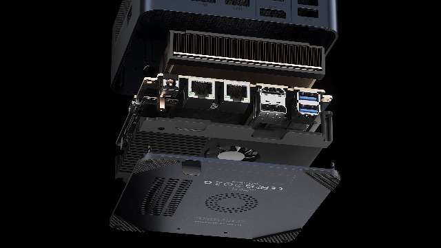 BOSGAME M4 Neo Mini PC Gaming, Ryzen 7 7840HS 32GB DDR5 RAM 1TB