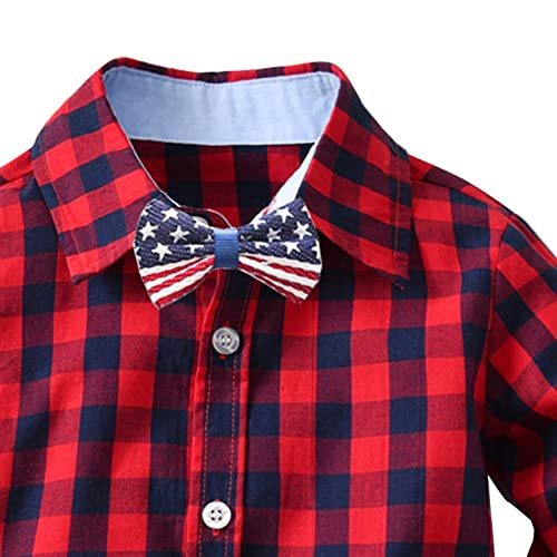 Kids Fashion Tops Toddler Boys Long Sleeve Winter Autumn Bow Tie Shirt Tops Coat Outwear For Babys Clothes Plaid4