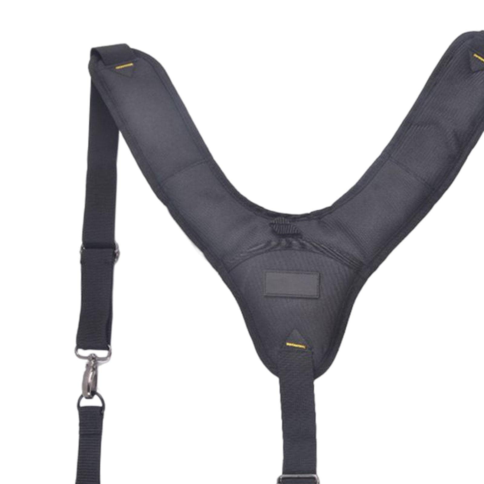 Jojomis 4 tirantes acolchados para hombre, arnés de cinturón de herramientas resistente, distribución uniforme del peso con 3 bucles, tirantes de trabajo ajustables para cinturón de herramientas, para