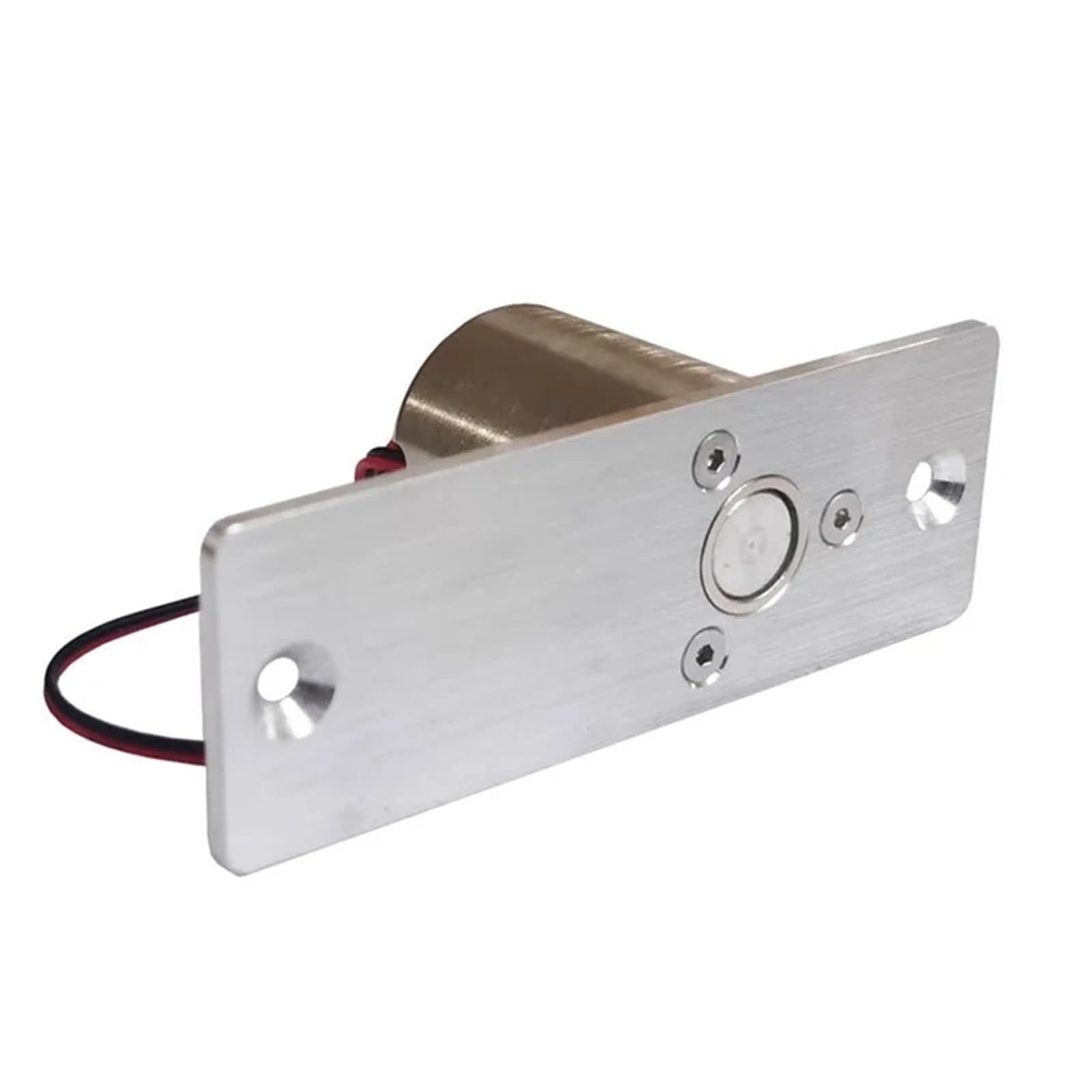 Magnetic Lock, Outdoor Embed Install Magnetic Induction Electronic Cylinder NC Fail Safe Waterproof 12V Electric Drop Bolt Lock,for Door Access Control System
