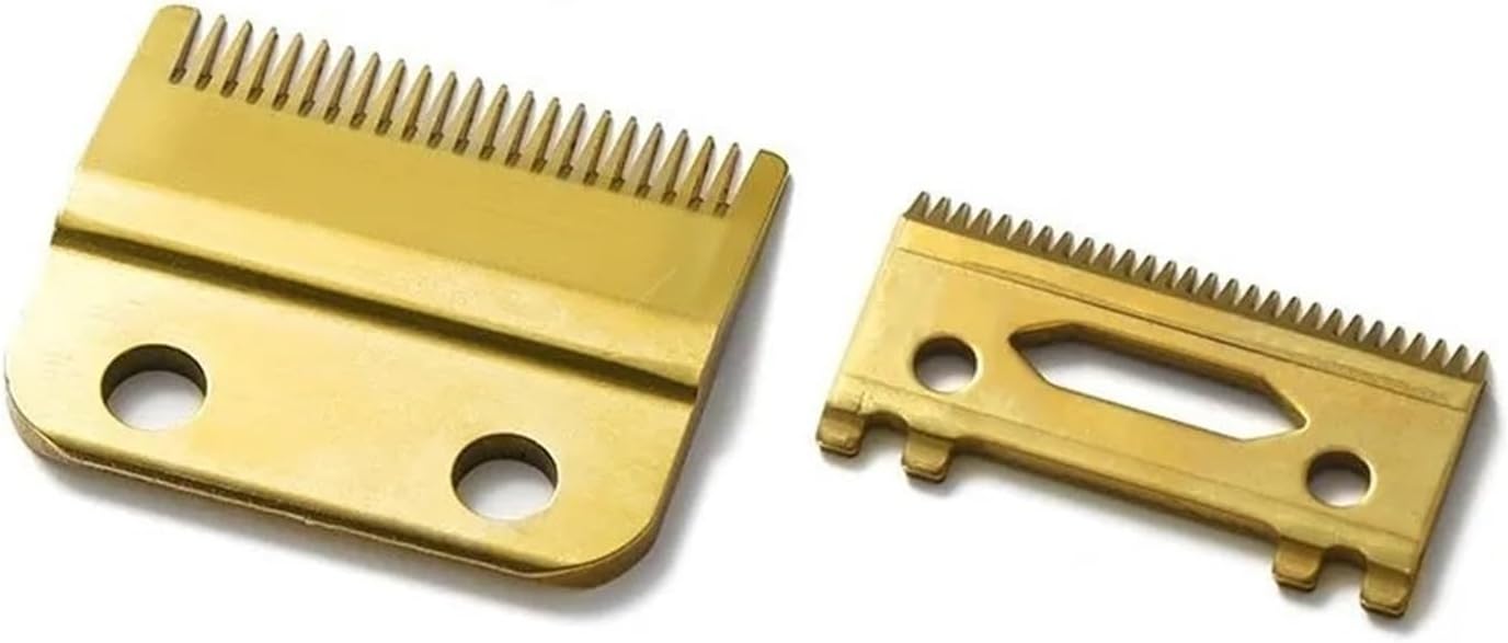 Compatible With Kemei KM-1986 Professional Men's Hair Clipper Rechargeable Electric Razor & Hair Cutting Machine, Sharp Blade Trimmer(Gold Color box)