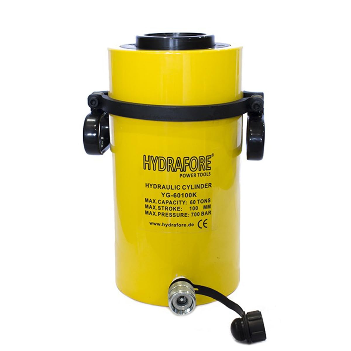 Cilindro Cavo Idraulico Hydrafore - 60 Tonnellate, Corsa 100mm, Azione Singola - Foto 10