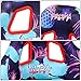 NRG Innovations FRP-303-PINA Prisma Fixed Back Bucket Racing Seat with Bottom Mount Bracket,Invert Tropical Print/Purple Sparkled Paint Back