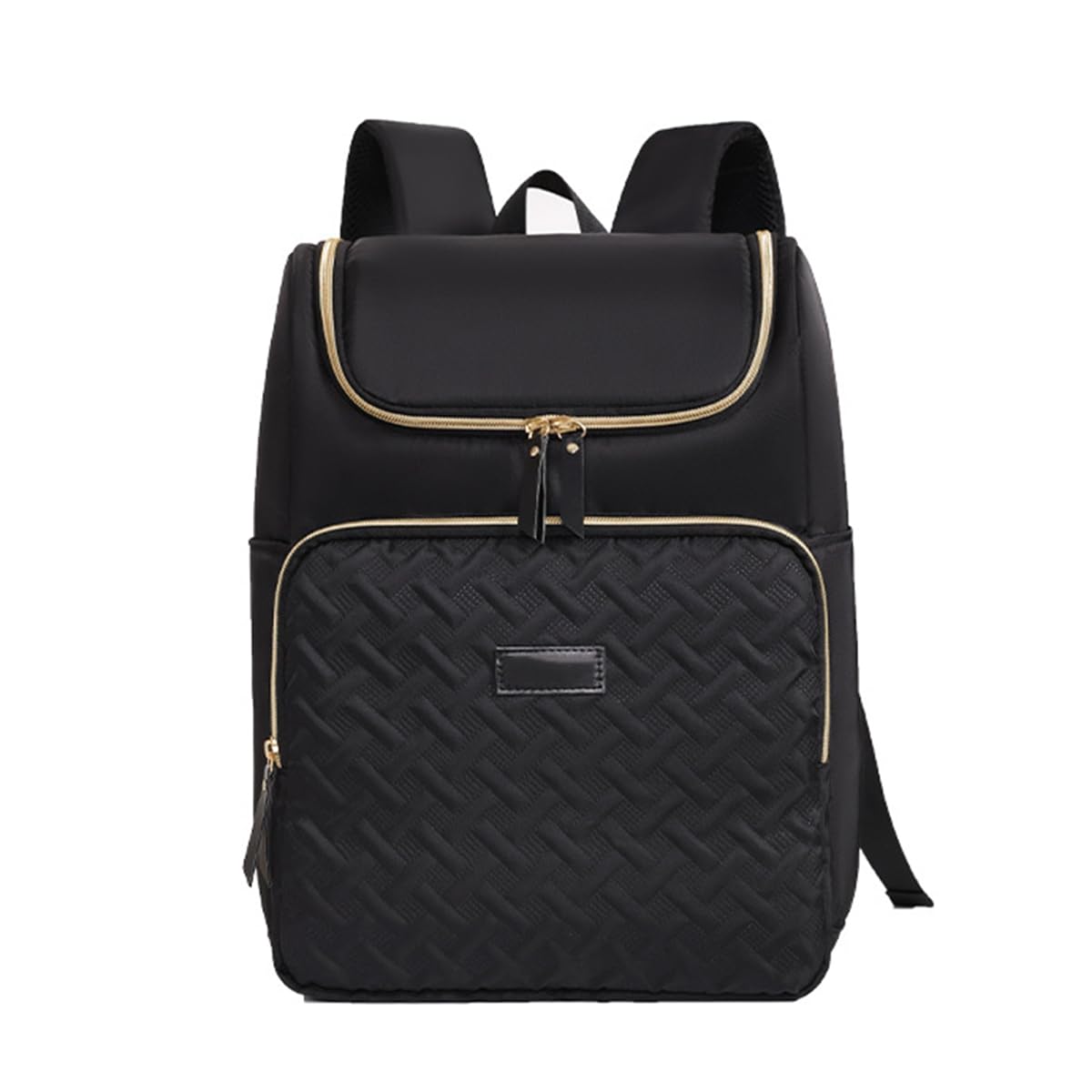 AUXDIQ 18L Insulated Cooler Backpack Leak-Proof Lunch Bag Insulated Picnic Backpack (Black)