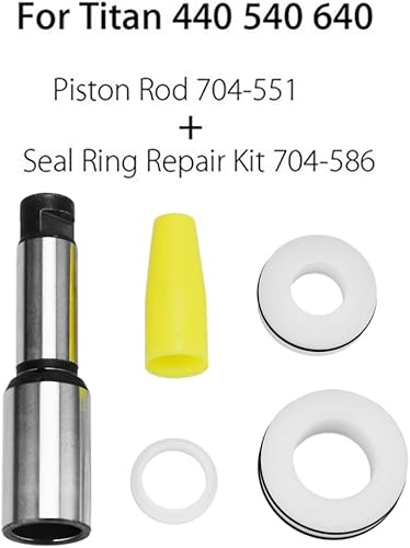 Miniatura 6 de Kit de reparación de bomba de pistón Varilla de pistón 704-586 704-551 para Titan Impact 440 540 640 Pulverizador, platino
