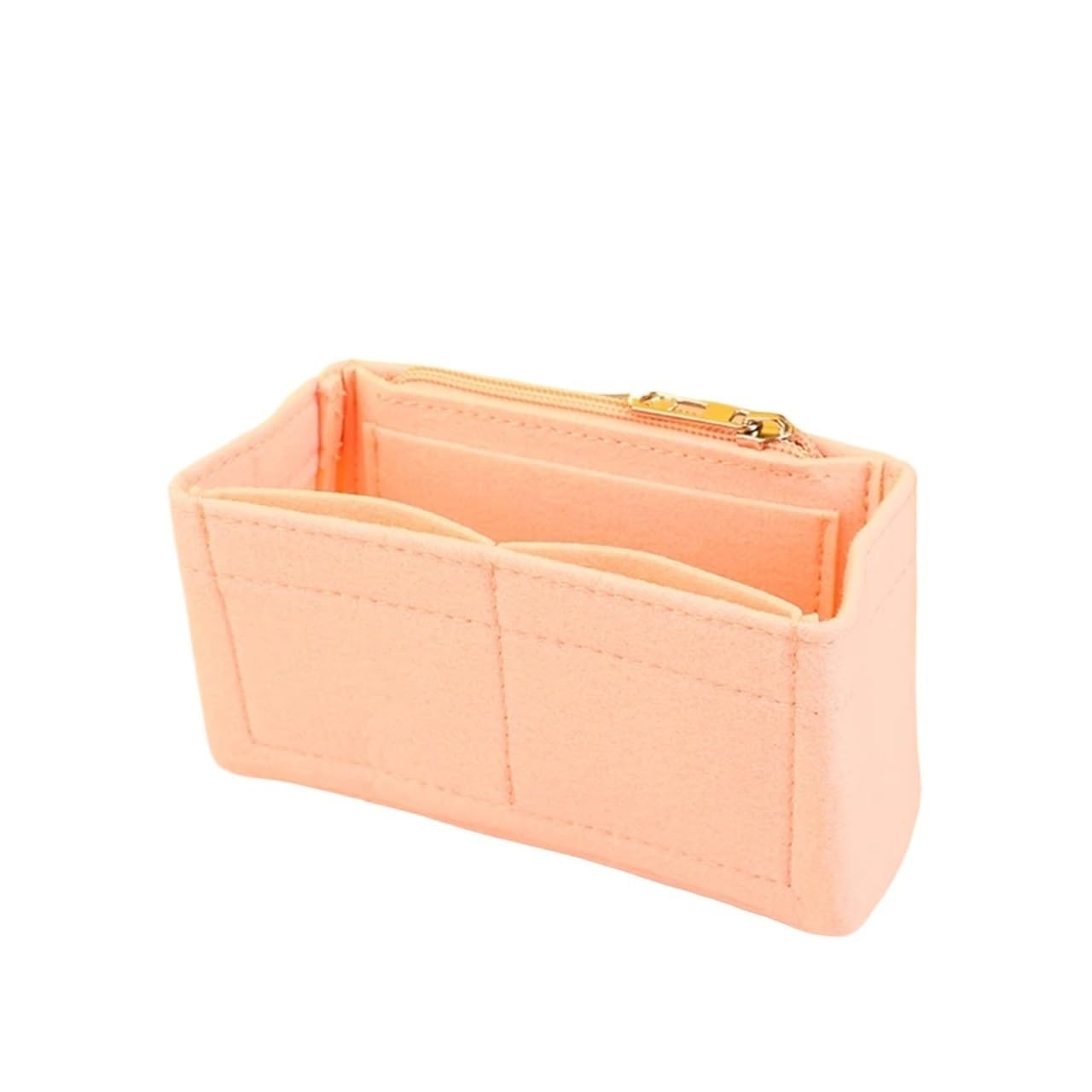 HUWOYG 2 Pcs Liner Bag Felt Purse Insert Handbag Inner Bladder Organizer For Mini Storage For Wallet Organizer(Pink)