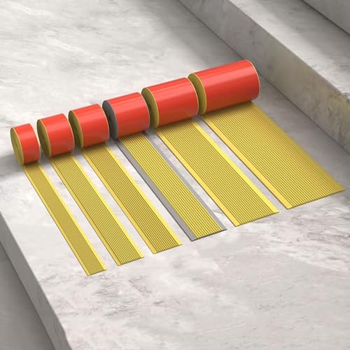 ���ȔS���R�[�i�[�K�[�h �K�i�G�b�W�K�[�h ����~�ߊK�i�X�e�b�v�X�g���b�v PVC ���t���ȒP ����/���O�K�i�p(Yellow 1,W30mm L30m/98ft)