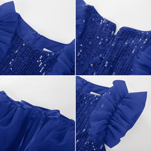 Image of GRACE KARIN Girls Dresses Sequin Party Formal Pageant Dress Tween Girl Birthday Tulle Prom Princess Maxi Dress Size 5-14