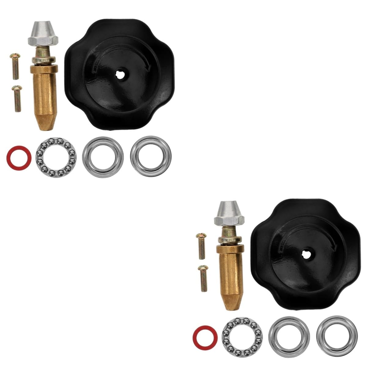Uonlytech 2ensembles Soupape De Sécurité De Rechange pour Autocuiseur Valve De Décharge avec Bouton Et Roulement Accessoires Pratiques pour Cuisine Facile à Installer Nettoyer