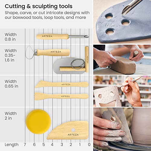 Set Da 12 Pezzi In Acciaio Inossidabile Per Intagliare La Cera Comprendente Forbici Per Cera Utensili Per Argilla E Utensili Per Intagliare Frutta Zucche Meloni E Denti 90849284 - Foto 3